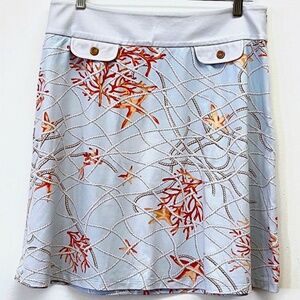 J. McLaughlin, coral reef skirt, size 2,